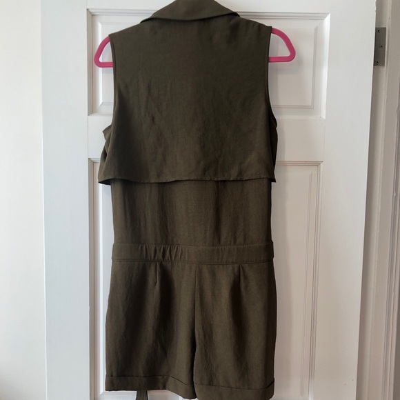 Haute hippie trench belted romper NWT - Picture 4 of 4